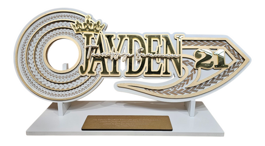 CDW07 -Pacifica engraved double layer name