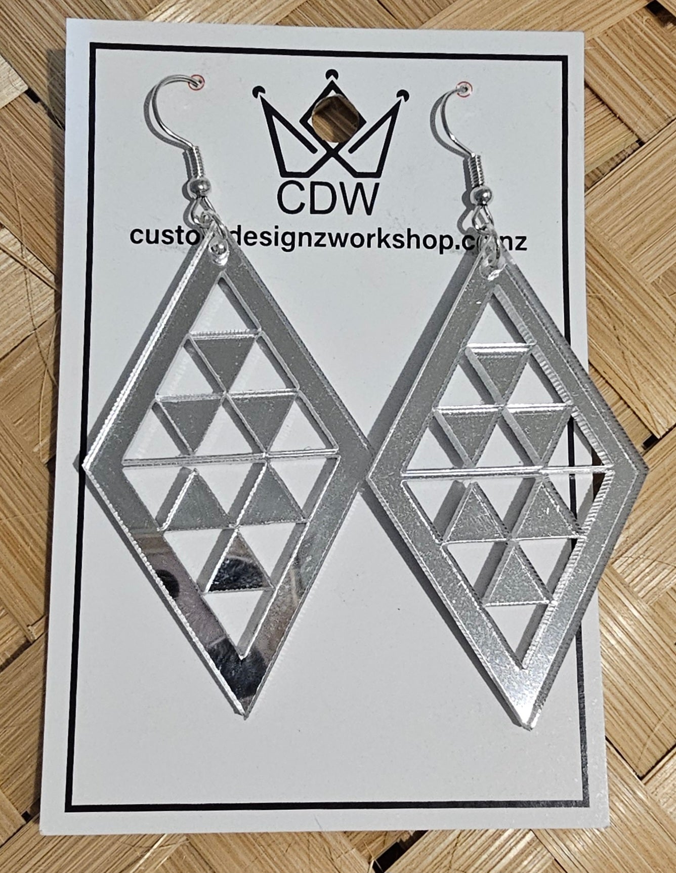 Triangular Maori Earrings