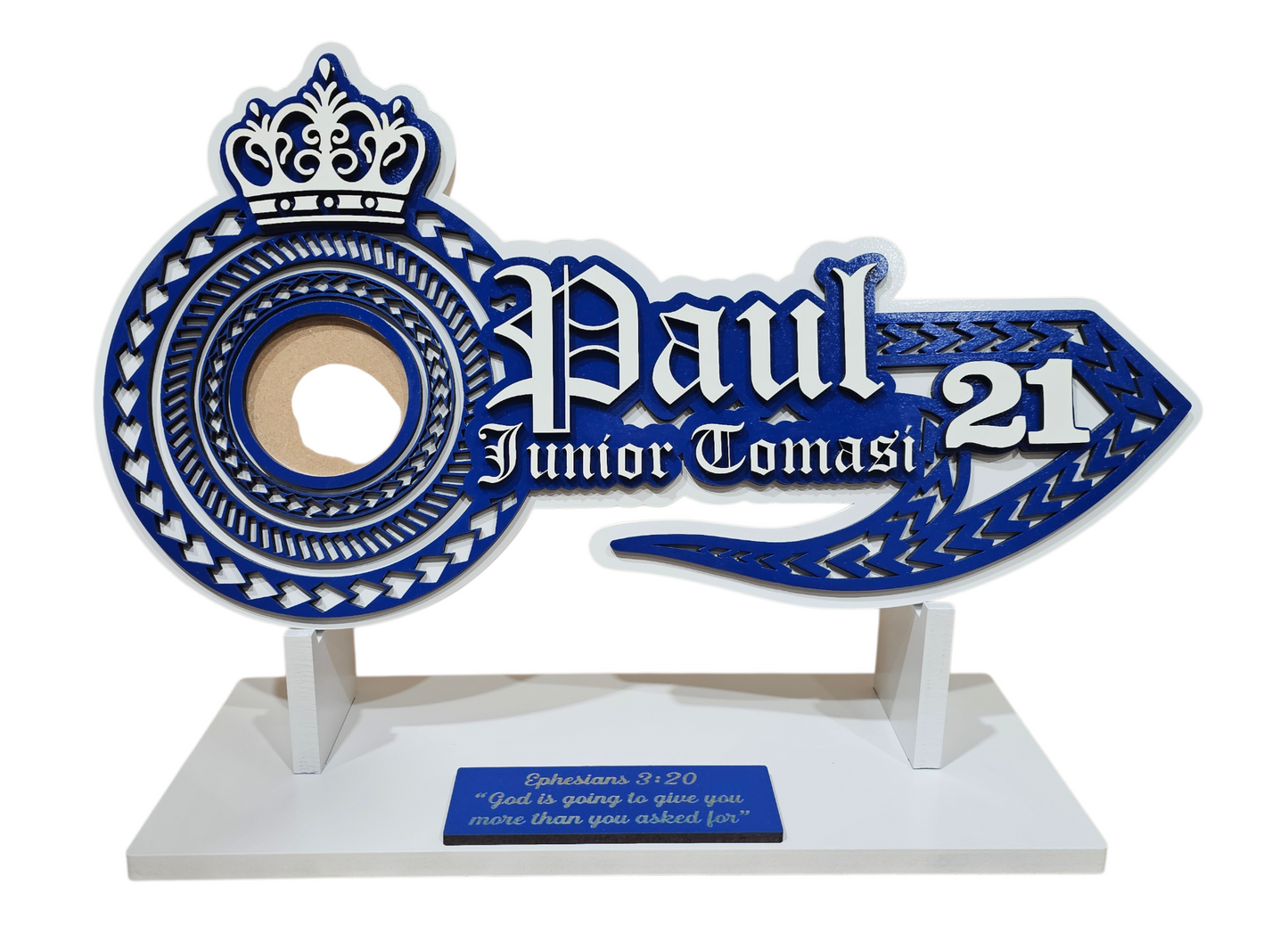 Pacifica 21st birthday key with crown