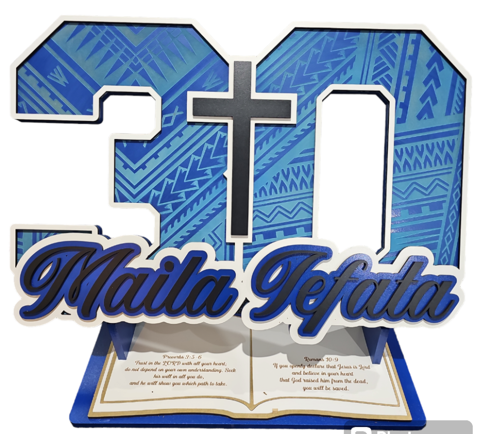 CDW180 - Number 30 Key wth Pacifica Engravings