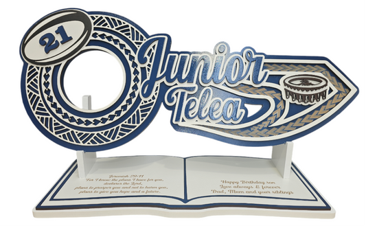 CDW70 - Pacifica key with rugby ball & tanoa (kava bowl)