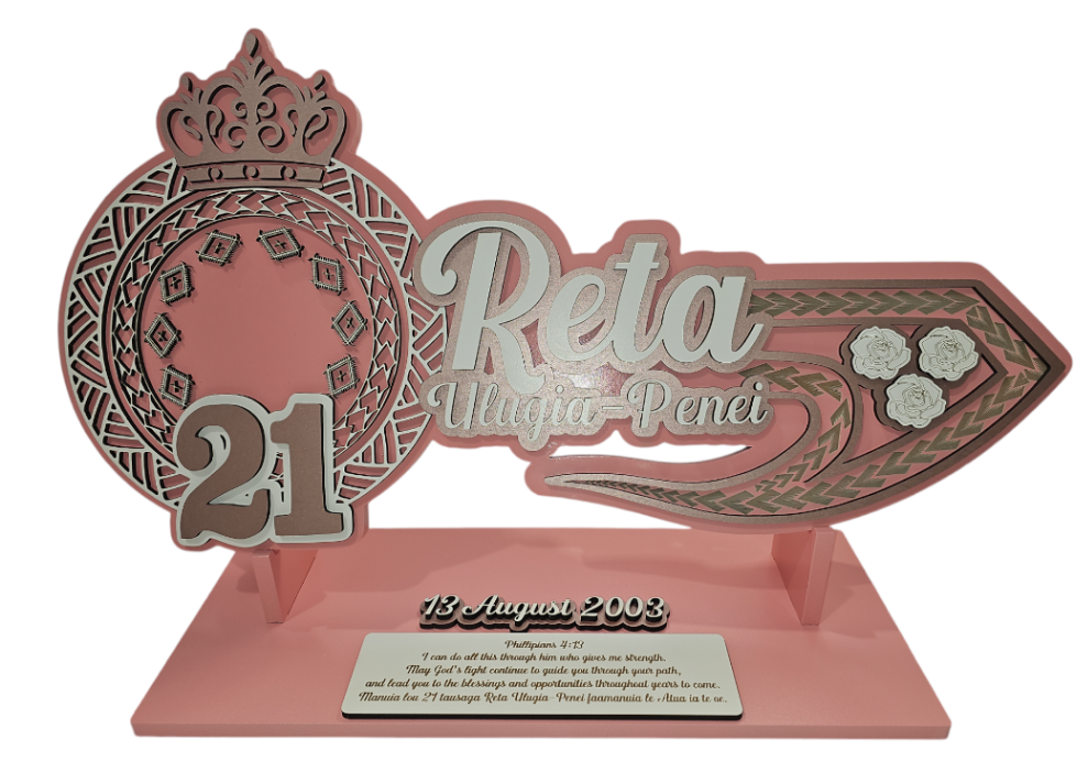 CDW128 - Malu pattern with crown