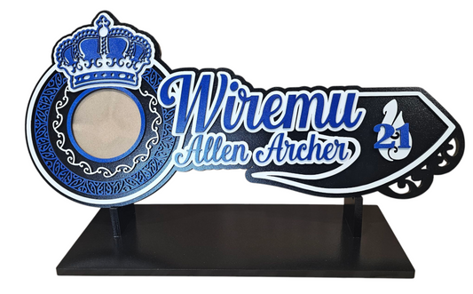 CDW112 - 21st key - Maori patterns with crown