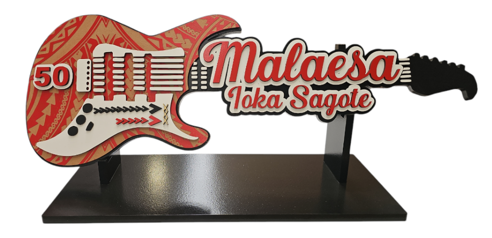 guitar 21st birthday key