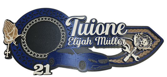 CDW165 - Tongan patterns with car, rosary beads & sila