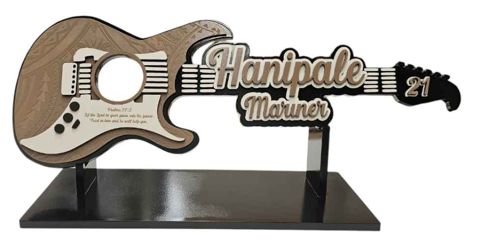 guitar 21st birthday key