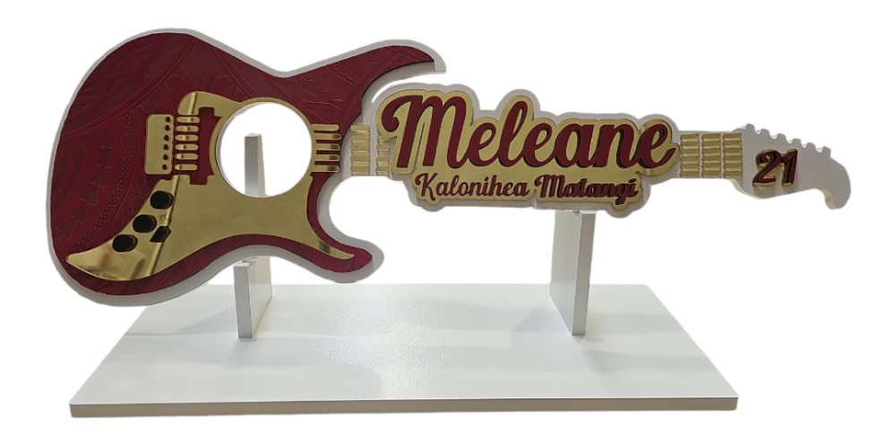 guitar 21st birthday key