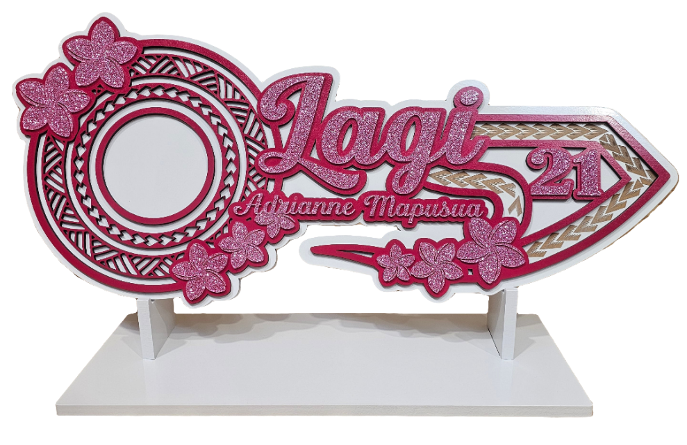 CDW95 - 21st key - Pacifica Patterns & Frangipani Flowers