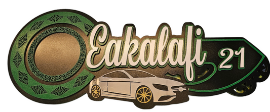 CDW153 - Maori/Tongan mirror car key