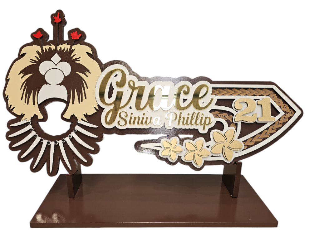 Samoan Tuiga with Ula Nifo 21st key