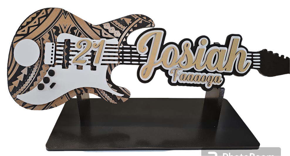 guitar 21st birthday key