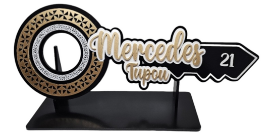 CDW161 - Tongan & Maori patterned key