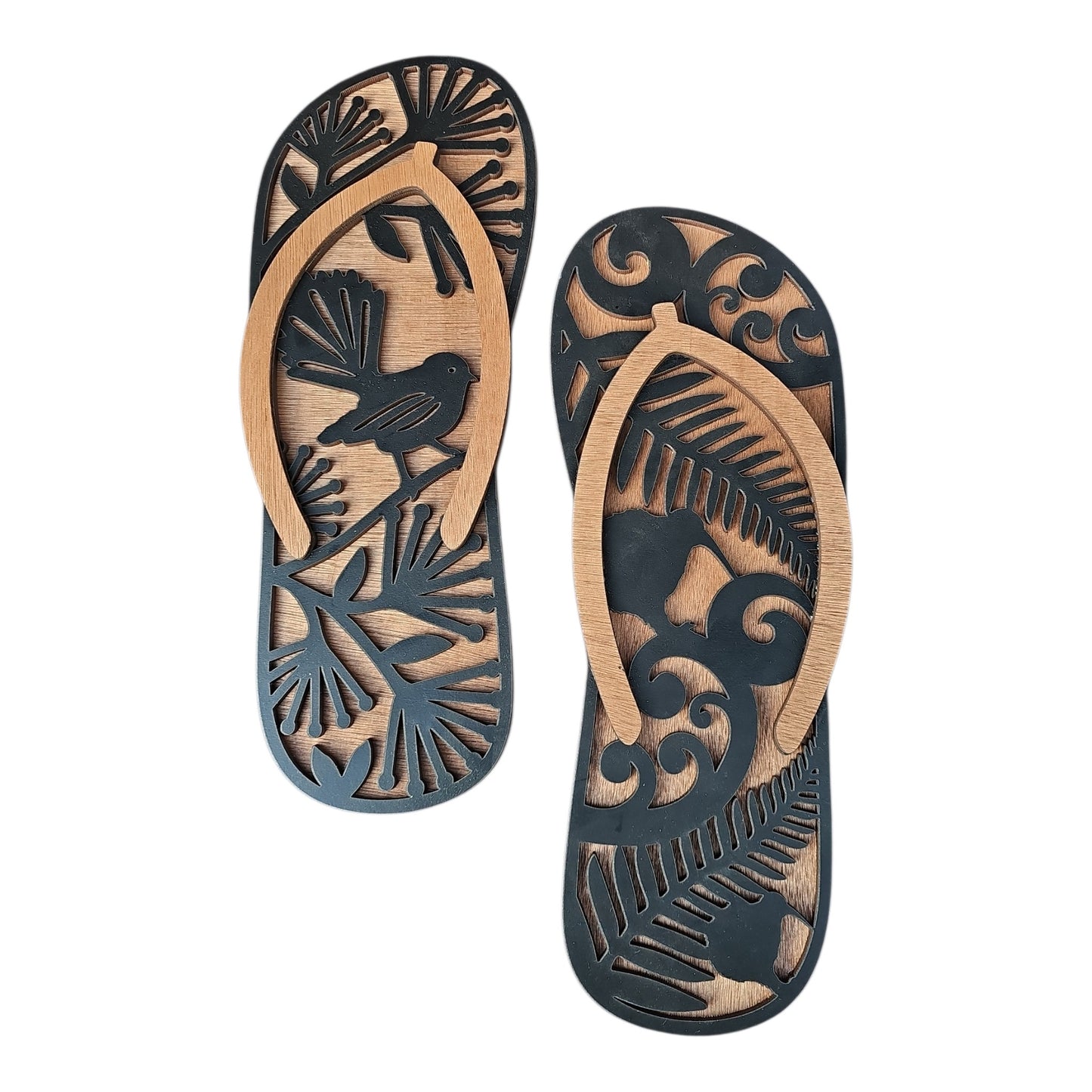 Kiwiana Jandals - Fantail