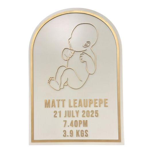 Baby Announcement Arch - unisex baby