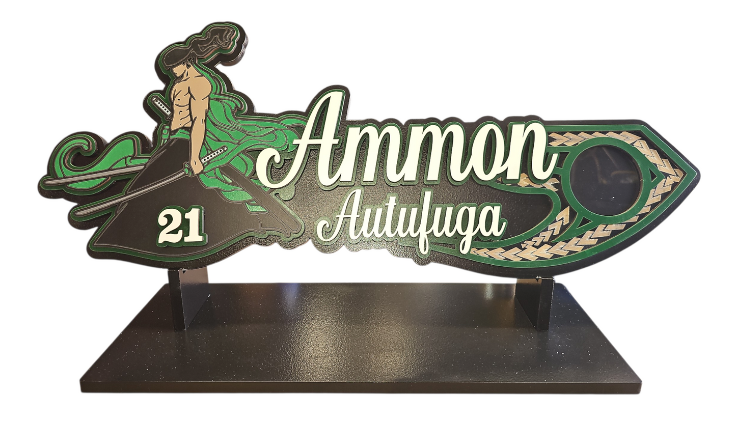 Zoro One piece 21st key wood