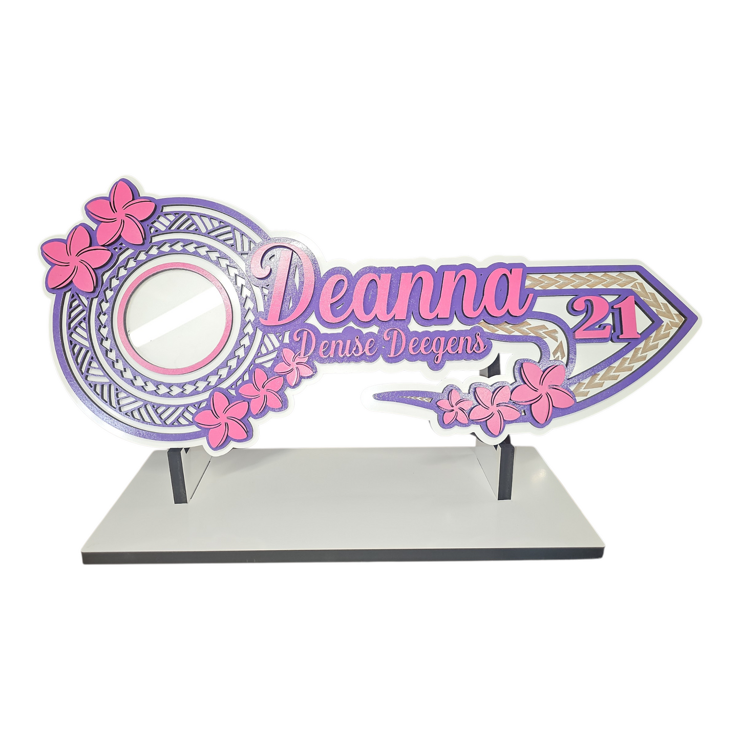 CDW95 - 21st Key - Pacifica Patterns & Frangipani Flowers