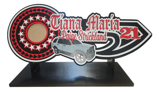 CDW12 - Ford Explorer car with Samoan & Cook Island patterns