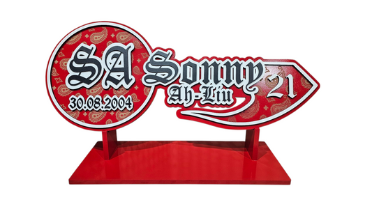 CDW254 - Bandana engraved key