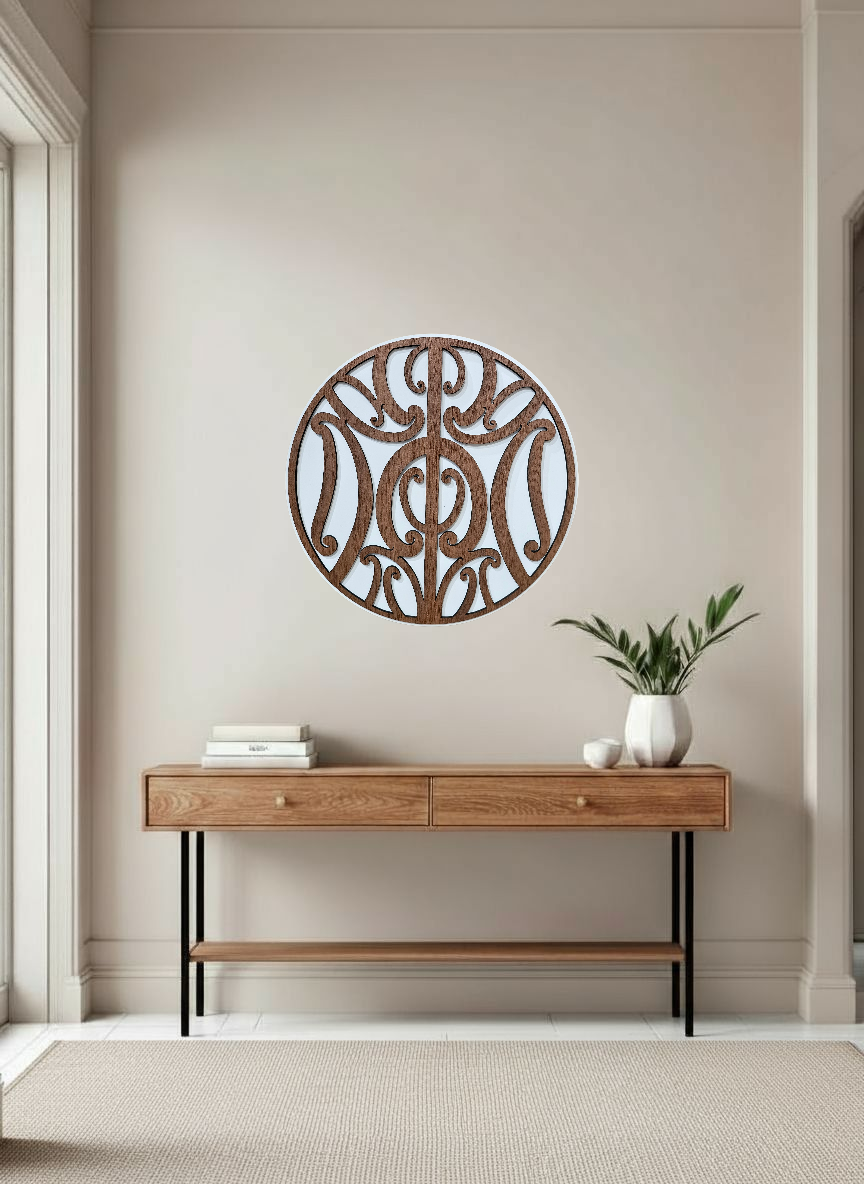 Round Koru Wall Art
