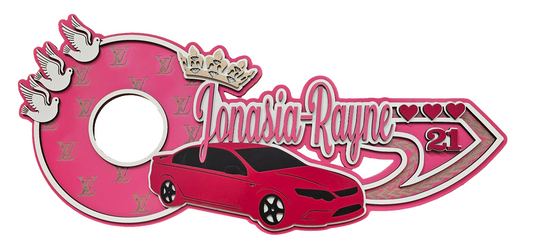 CDW13 - Ford car with crown & engravings