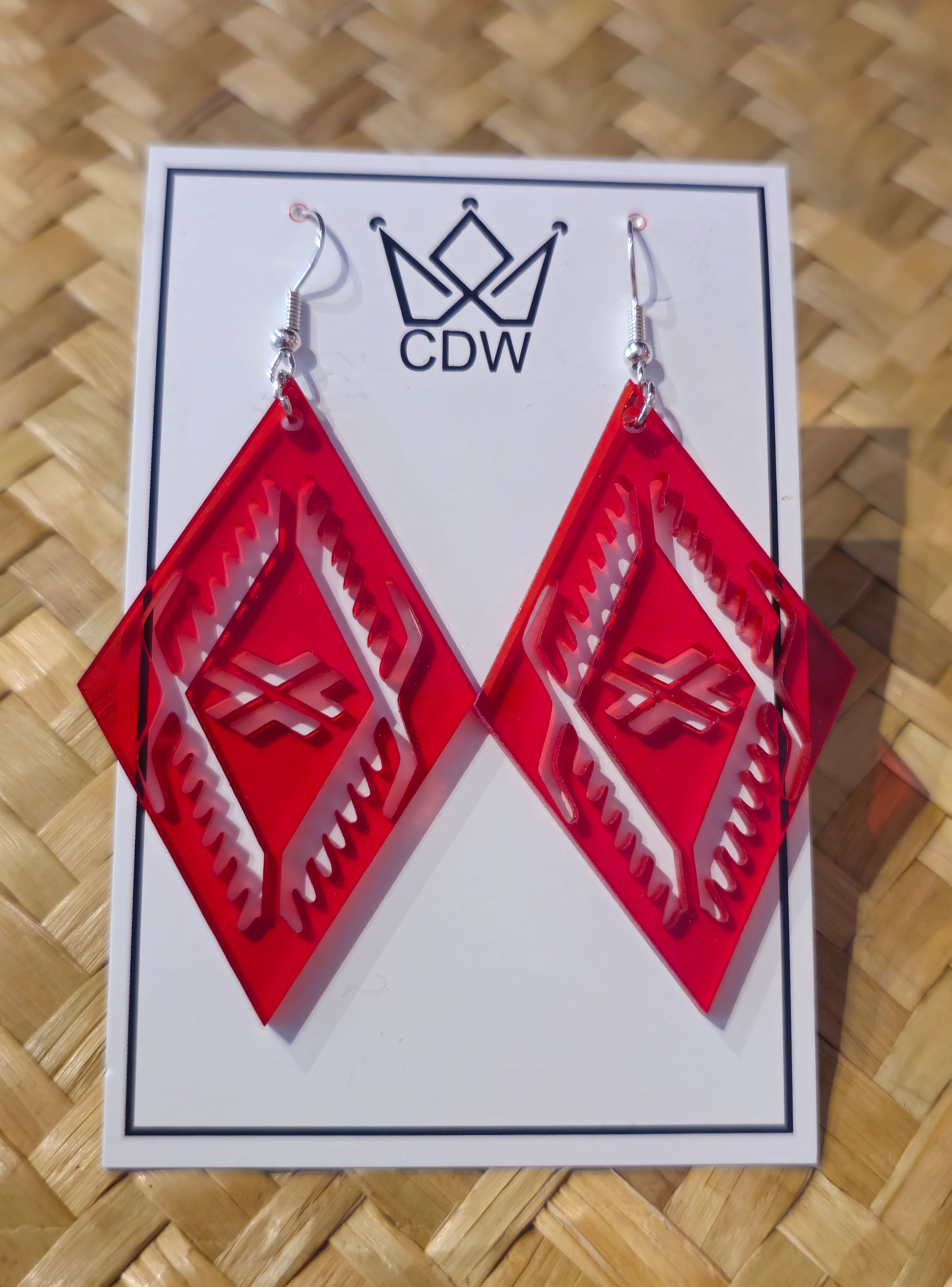 Samoan Earrings - CUSTOM Designz Workshop