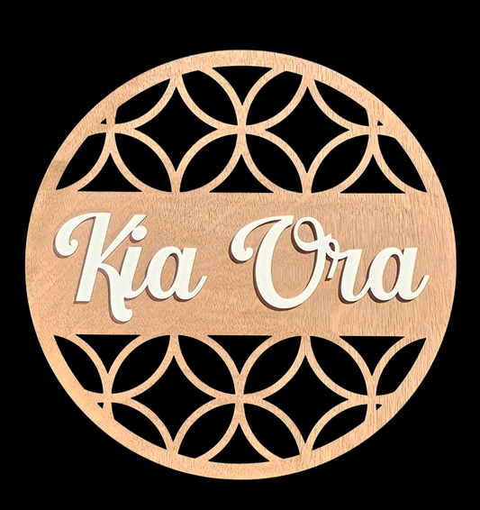 Kia Ora Greeting Sign