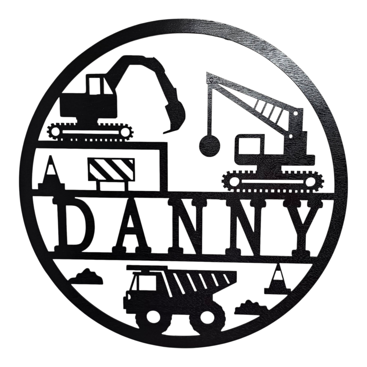 Personalised Construction Wall Art