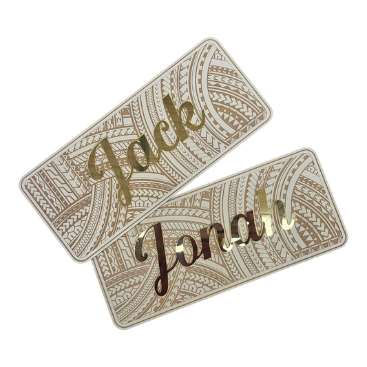 Pacifica Name Plates - Design 1