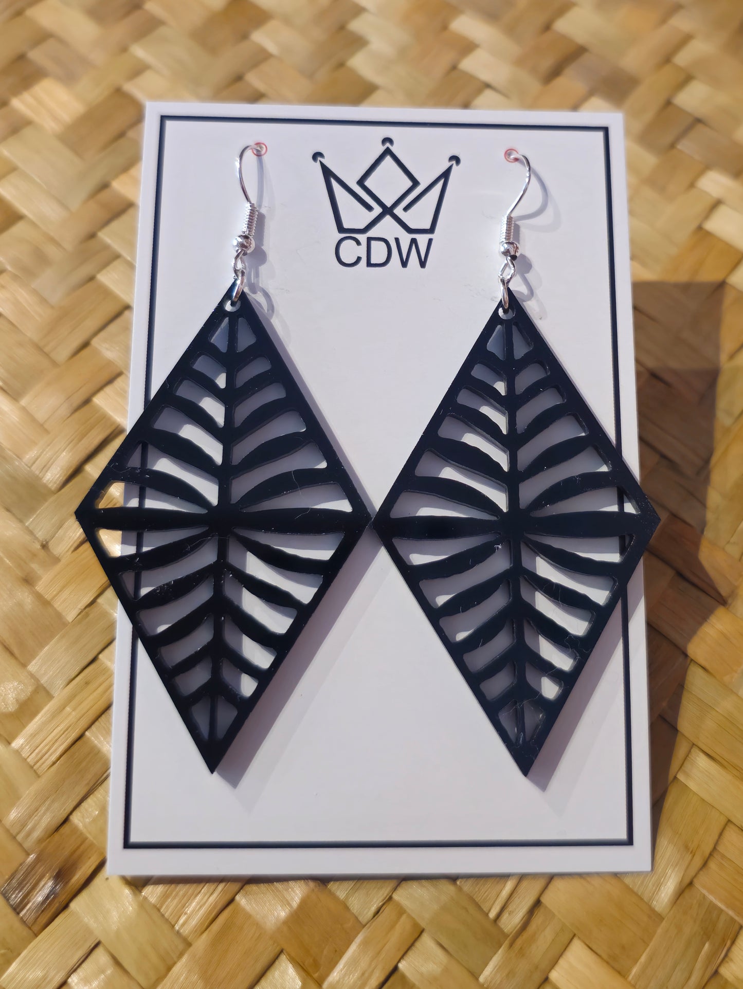 Tongan Triangular Cut Out Earrings