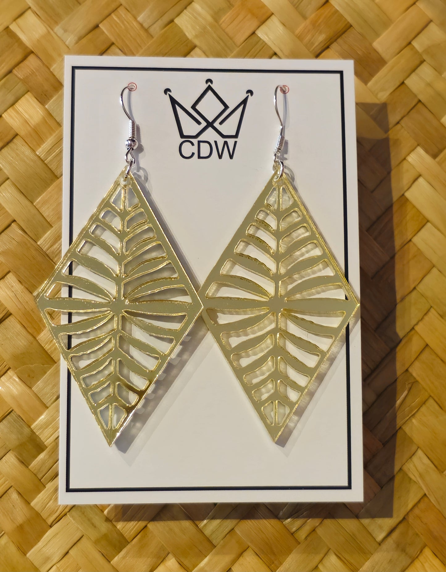 Tongan Triangular Cut Out Earrings