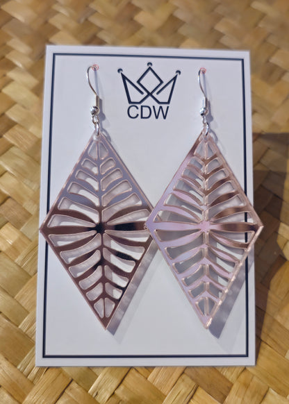 Tongan Triangular Cut Out Earrings