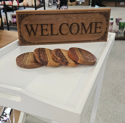 Welcome Greeting Plank