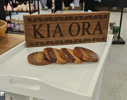 Kia Ora Greeting Plank