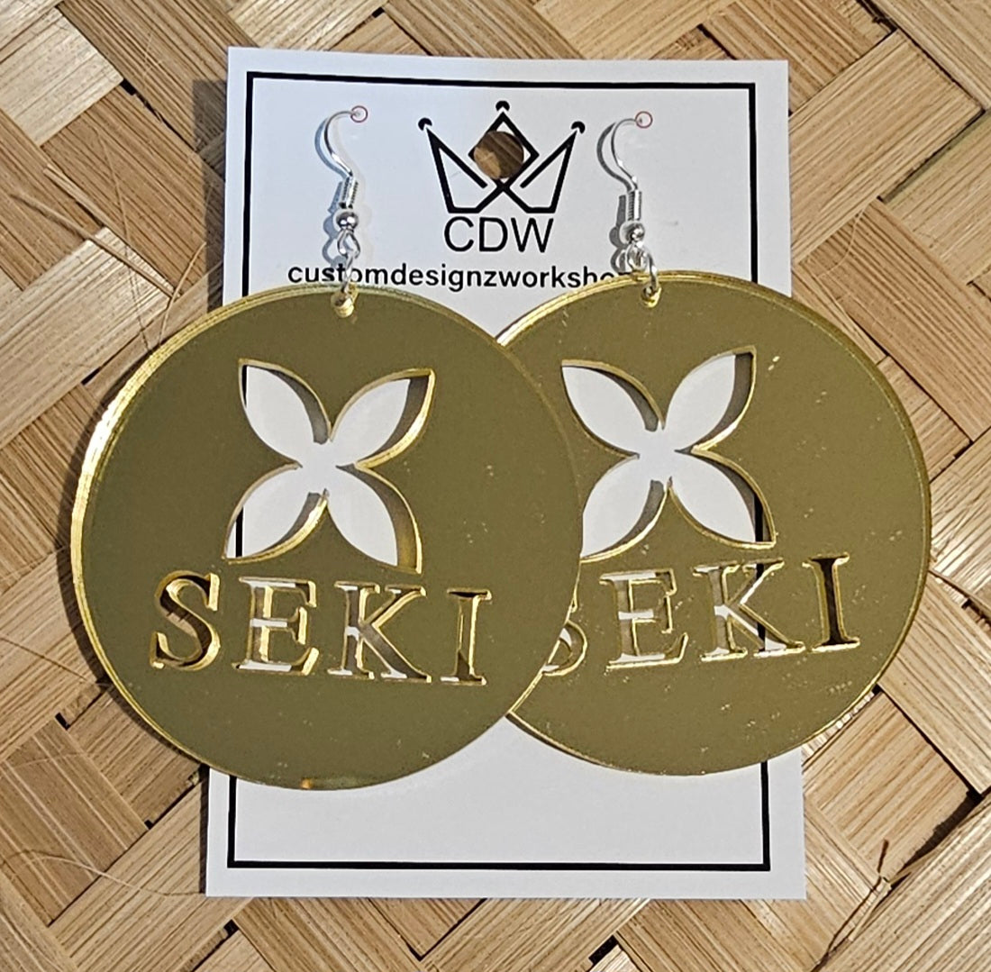 Seki Round Earrings