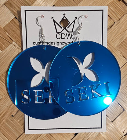 Seki Round Earrings