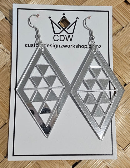 Triangular Maori Earrings