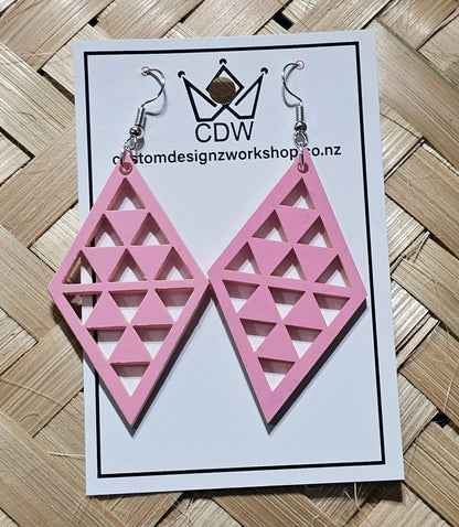 Triangular Maori Earrings