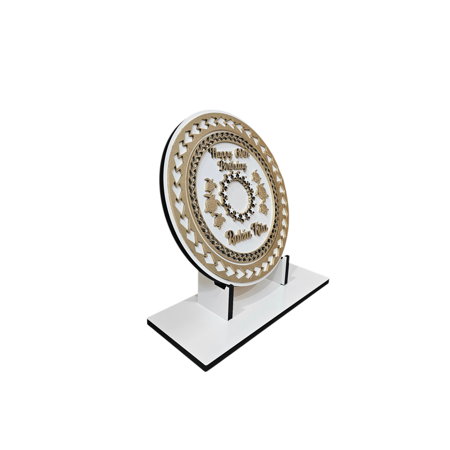 CDW325 - 21st Key - Tongan Patterns, Bible & Flowers (Melamine)