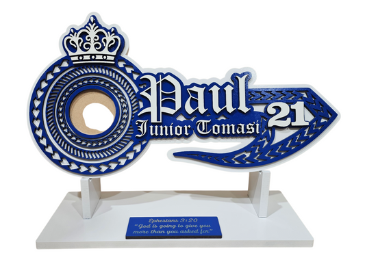 Pacifica 21st birthday key with crown