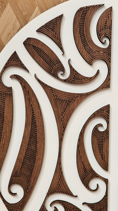 Round Detailed Koru Wall Art