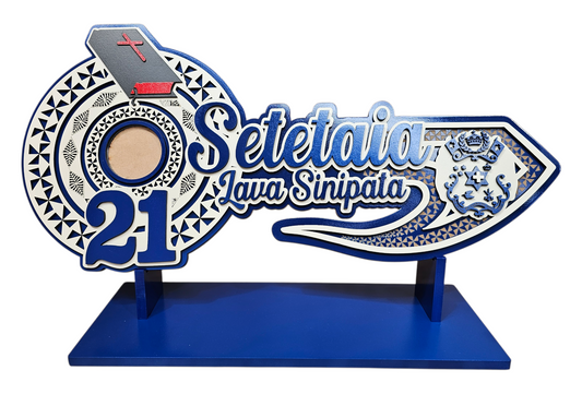 21st birthday wood key tongan bible sila