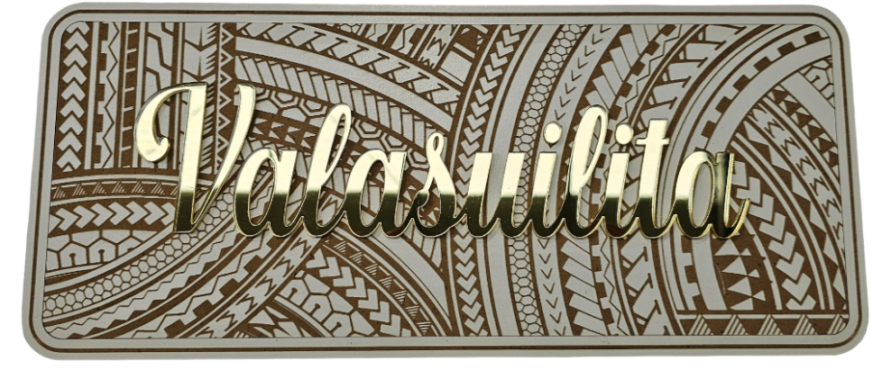 Pacifica Name Plates - Design 1