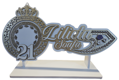 Tongan Patterns, Crown & Flowers 21st key