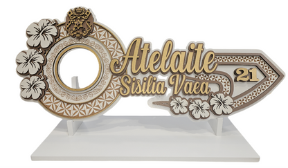 Tongan Maori Patterns, Sila, Hibiscus Flowers 21st key