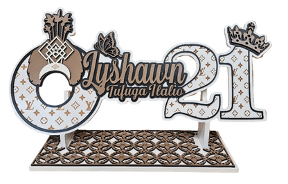 Tuiga with 21, Crown & Engravings 21st key