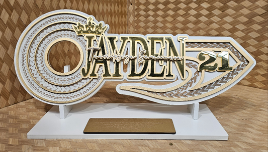 Pacifica engraved double layer name