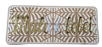 Tongan Engraved Welcome Sign - Welcome or Malo e lelei