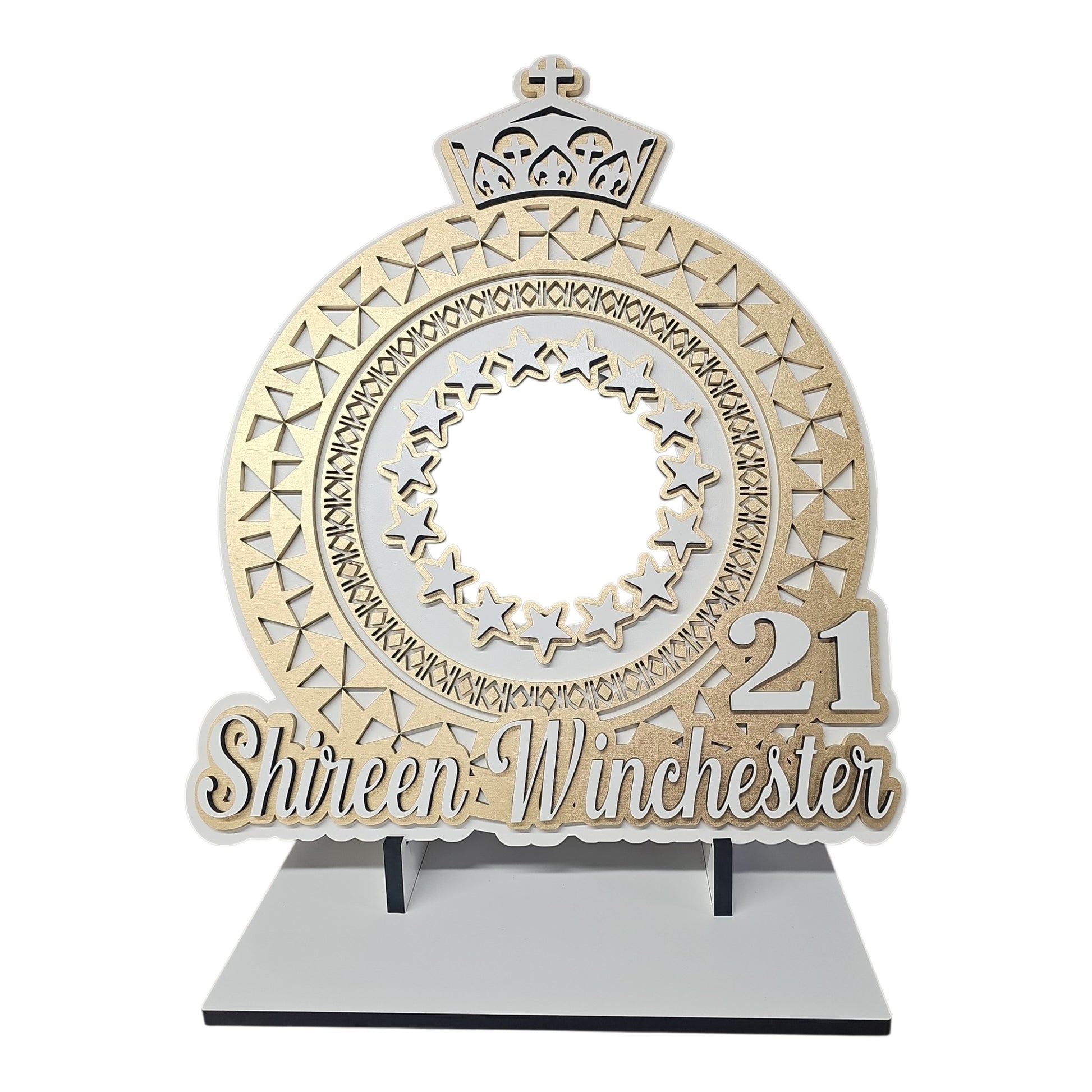 Wood tongan Birthday plaque