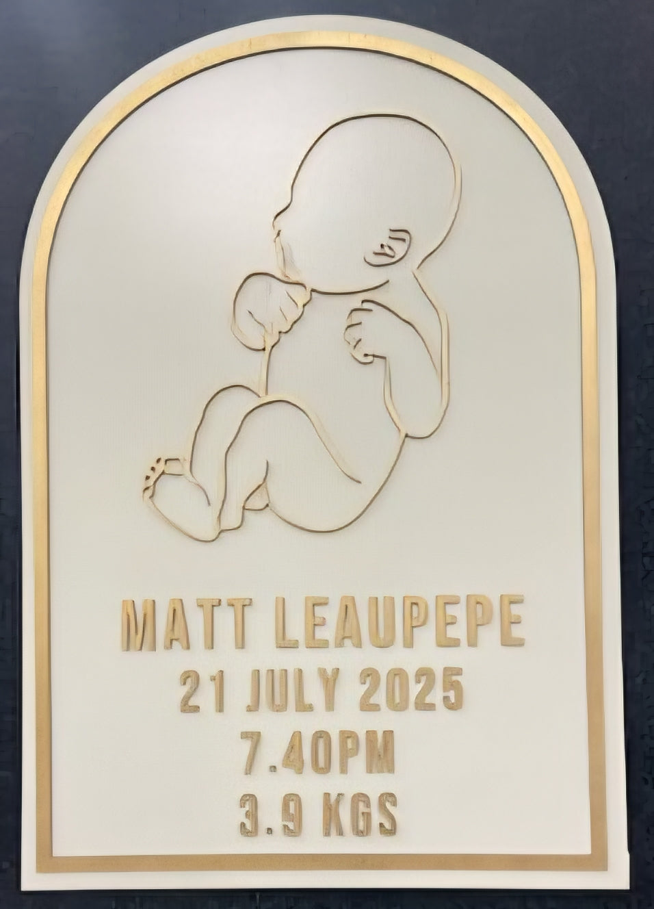 Baby Announcement Arch - unisex baby