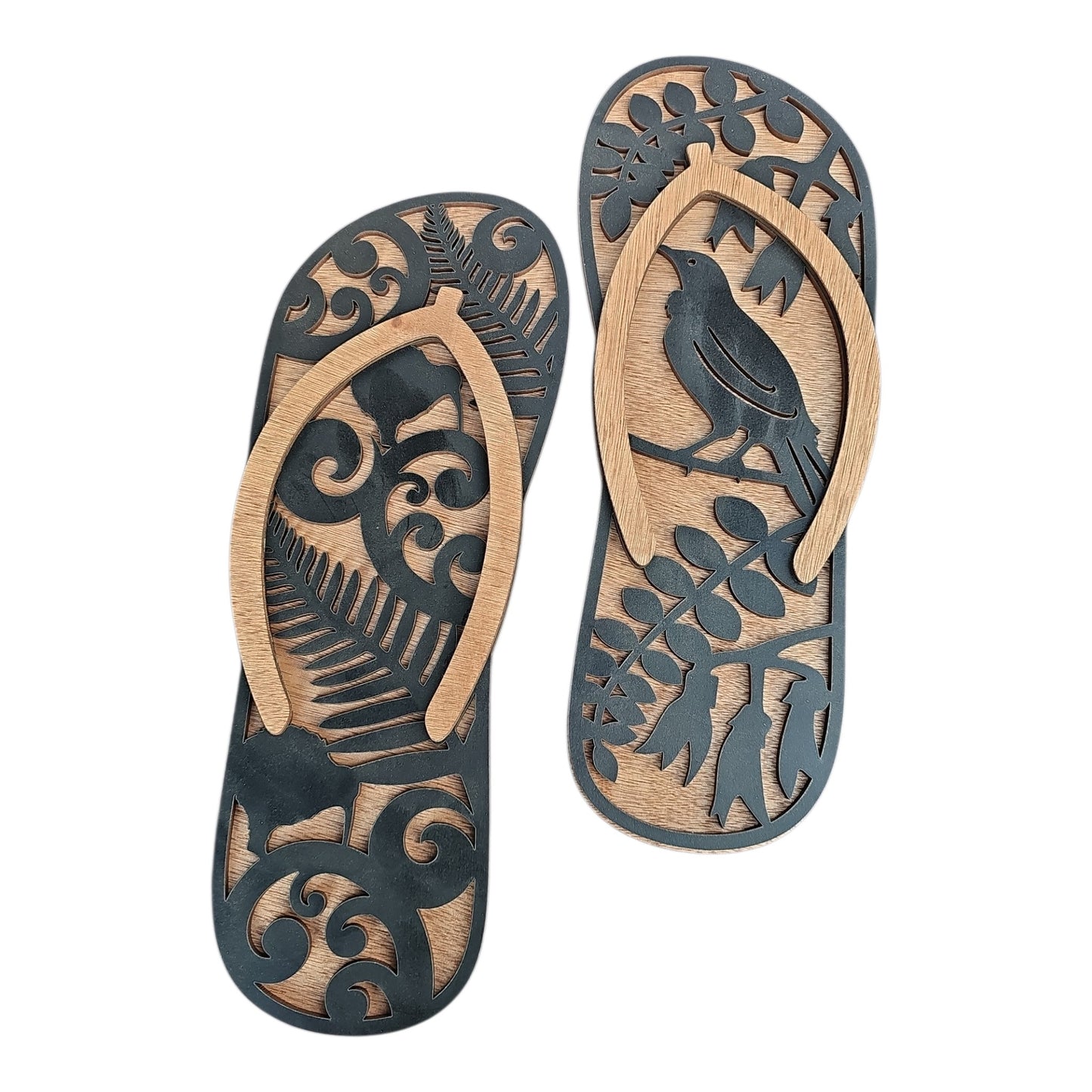 Kiwiana Jandals - Tui